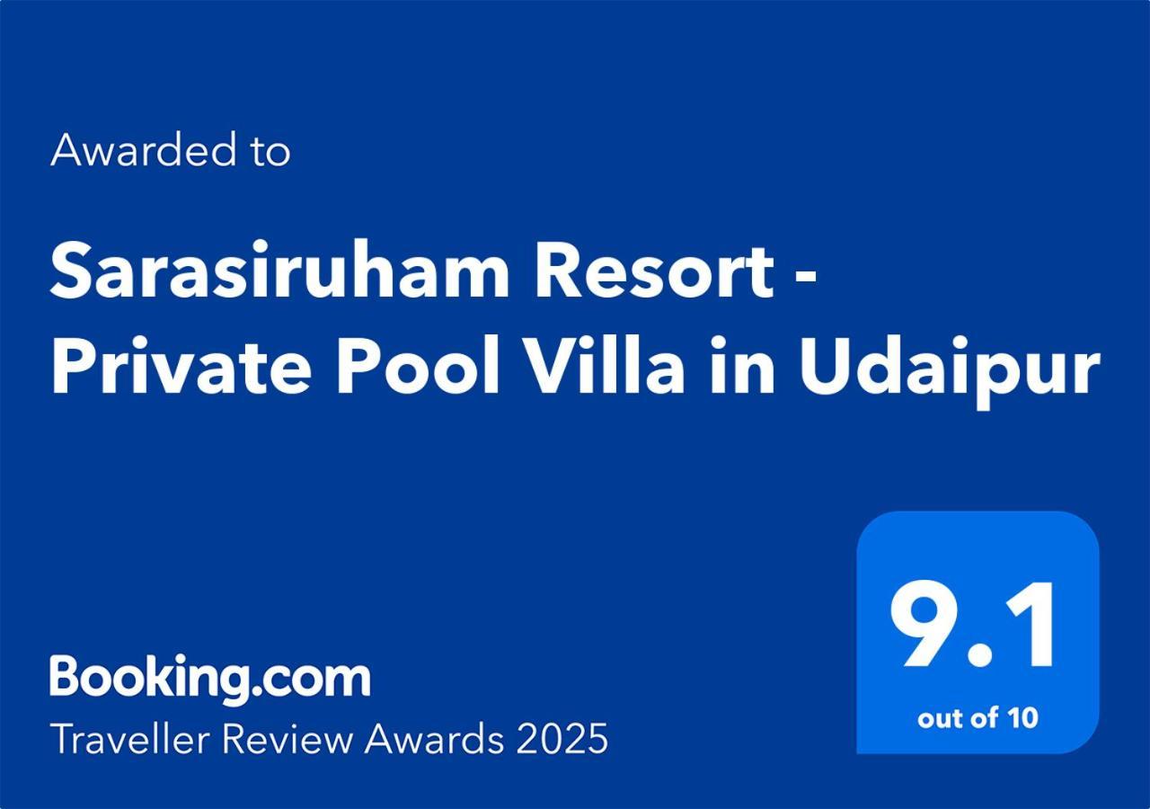 Sarasiruham Resort - Private Pool Villa In Udaipur Exterior photo